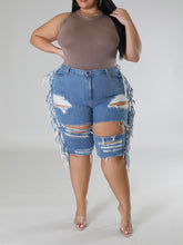 Load image into Gallery viewer, “Ripped Up” Bermuda Shorts