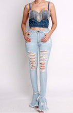 Load image into Gallery viewer, “Bell” Distressed Jeans