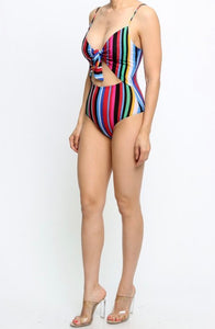 “Candy” Stripe Swimsuit