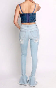 “Bell” Distressed Jeans